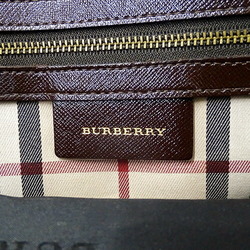Burberry BURBERRY bag ladies handbag leather brown