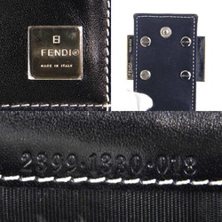 FENDI 2399 1330 018 Bifold Wallet Canvas/Leather Navy Ladies