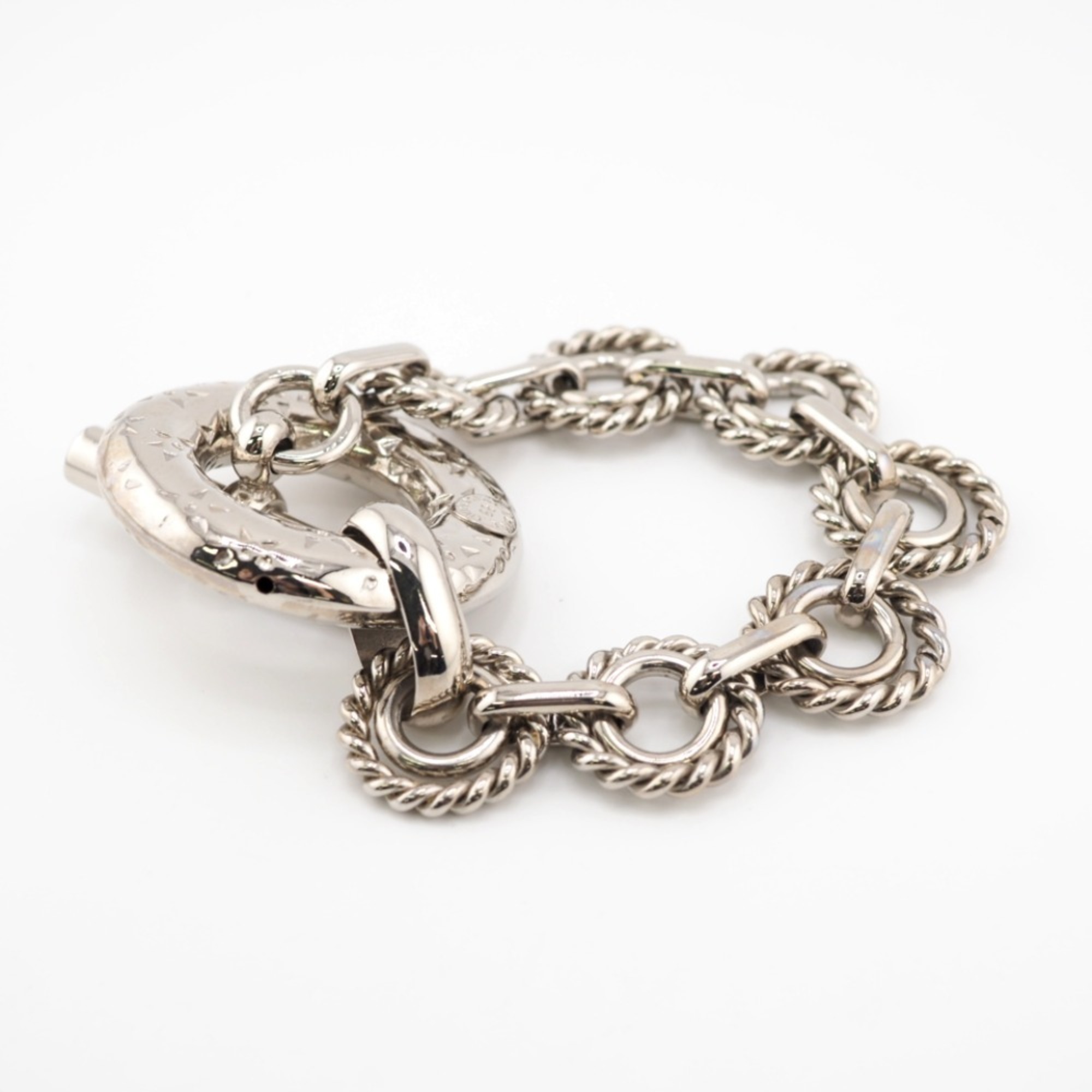 CELINE Vintage Twist Bracelet Silver Ladies | eLADY Globazone