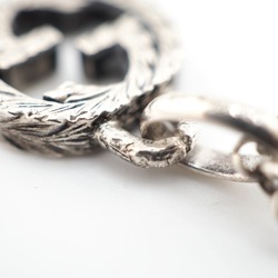 GUCCI Gucci Arabesque Interlocking G Necklace Silver Women's