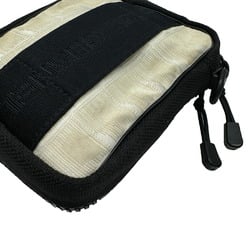 CHANEL Sports Line Coco Mark Shoulder Bag Pochette Waist Pouch Nylon Black Beige A22059 Women's Men's