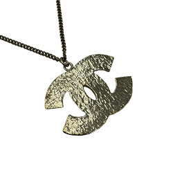 CHANEL Cocomark Necklace B12A Gold Women's Men's