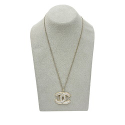 CHANEL Cocomark Necklace B12A Gold Women's Men's