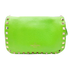 VALENTINO GARAVANI Rockstud Shoulder Bag Small Green Women's