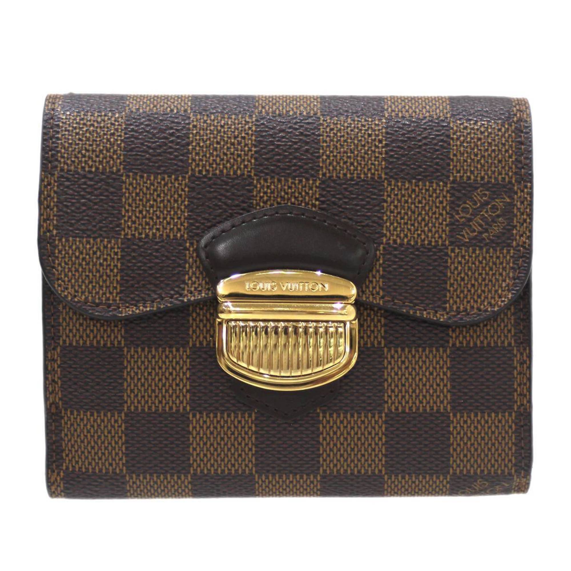 LOUIS VUITTON Portefeuil Joy Trifold Wallet Damier Ebene N60034 TN1191