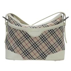 BURBERRY Shoulder bag Nova check white