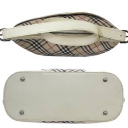 BURBERRY Shoulder bag Nova check white