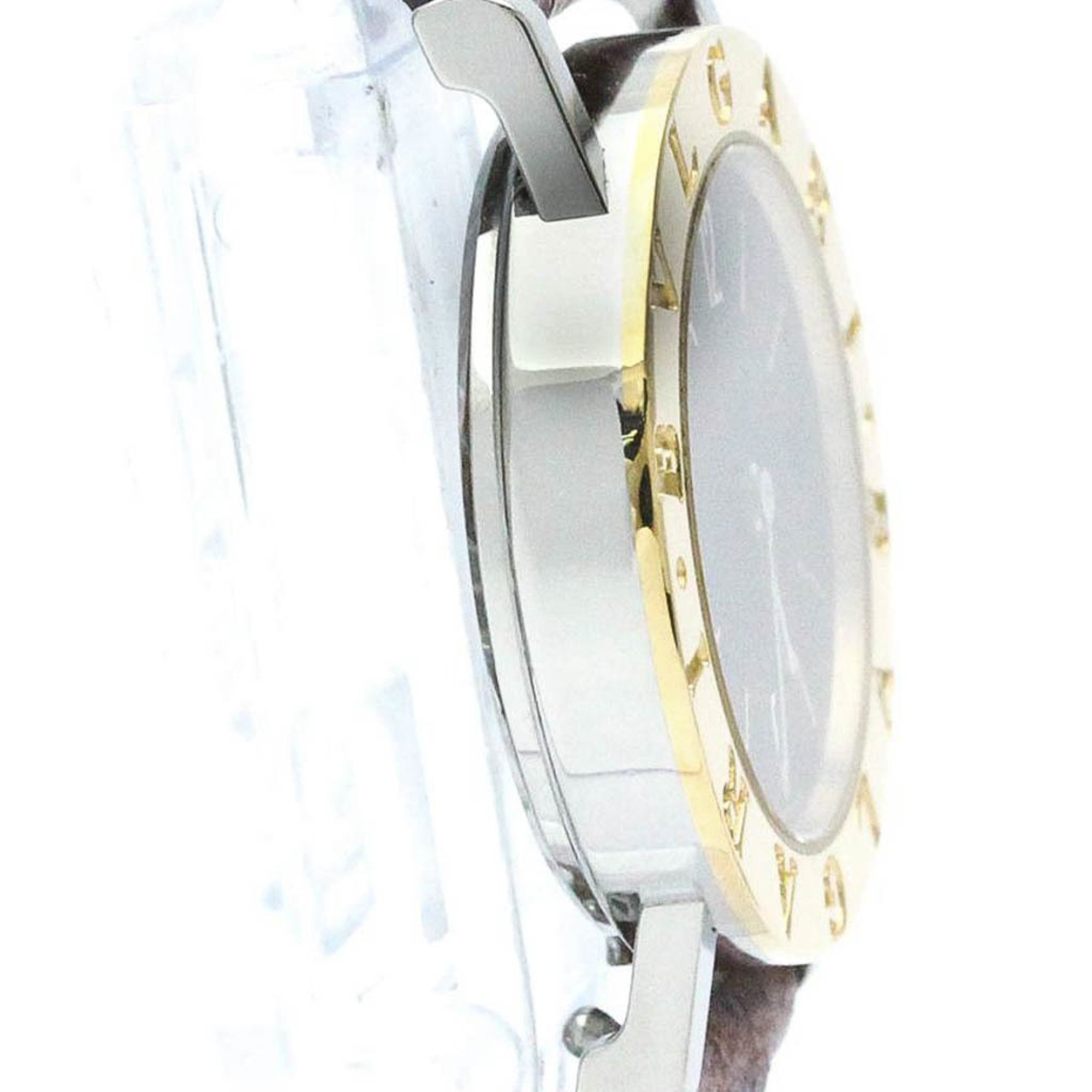 Polished BVLGARI BVLGARI-BVLGARI 18K Gold Steel Quartz Watch BB26SGLD BF566340