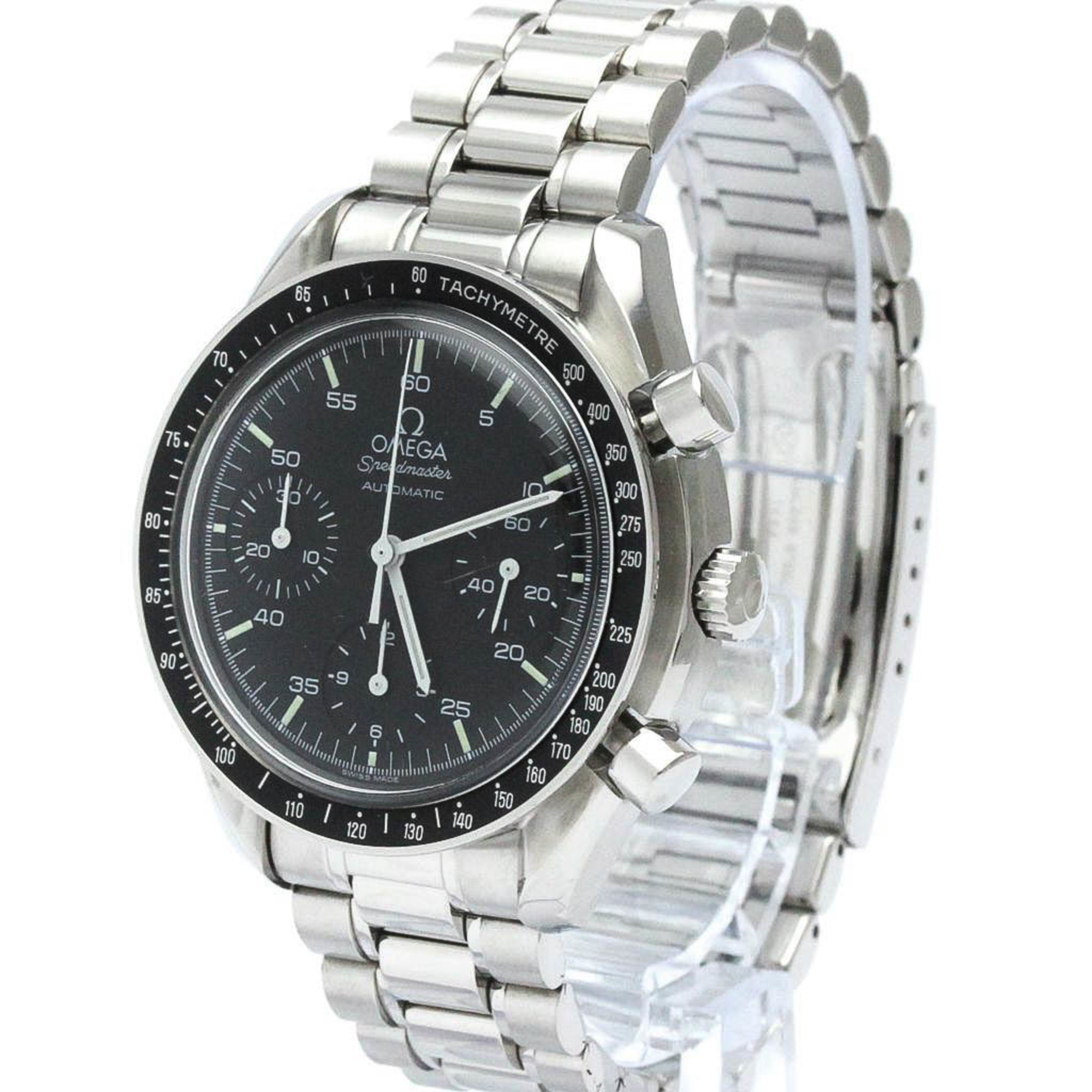 Polished OMEGA Speedmaster Automatic Steel Mens Watch 3510.50 BF566318