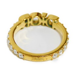 Christian Dior Dior Ring Revolution Logo Crystal Rhinestone S No. 10 DIO(R)EVOLUTION Clear R1009DVOCY_D301 Women's Accessories Jewelry