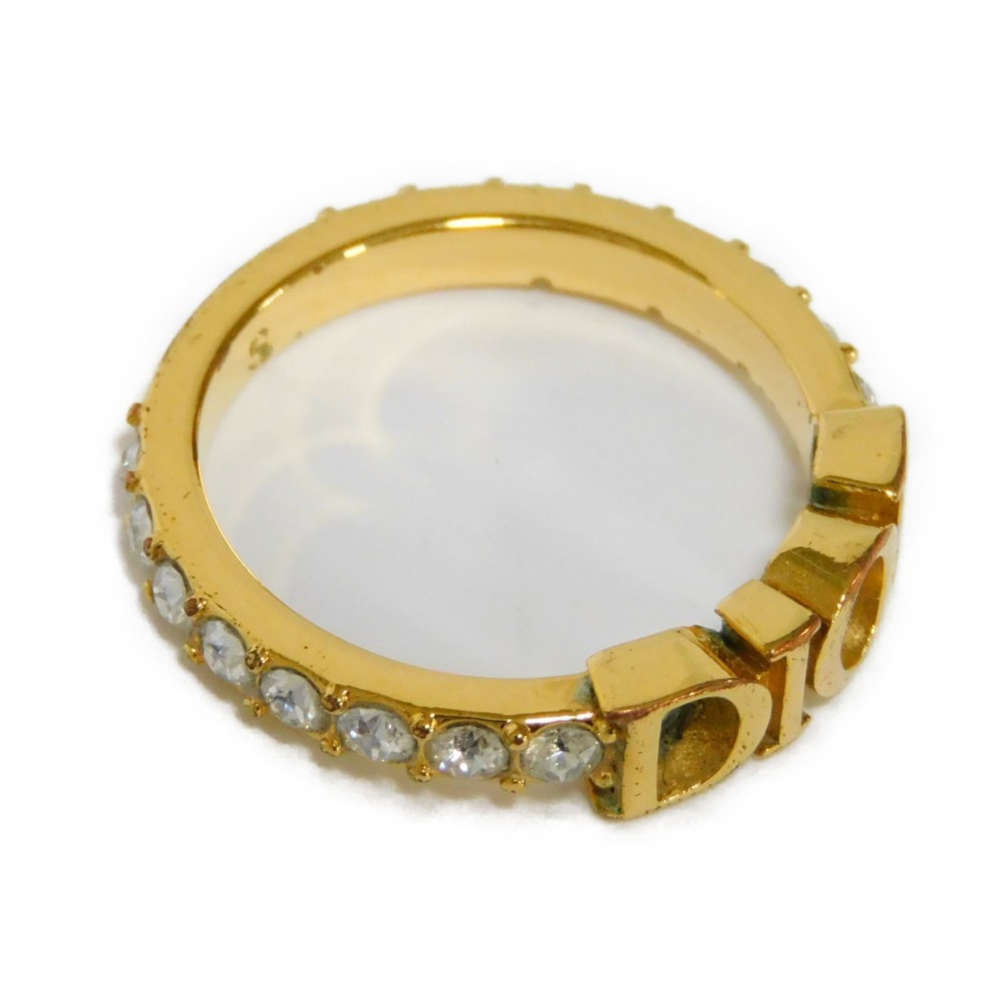 Christian Dior Dior Ring Revolution Logo Crystal Rhinestone S No. 10 DIO(R)EVOLUTION Clear R1009DVOCY_D301 Women's Accessories Jewelry