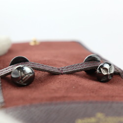 LOUIS VUITTON Louis Vuitton Bouton de Manchette Motif Cufflinks M30976 Silver 925 with Taiga Case