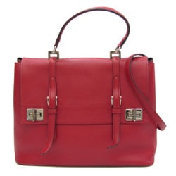 Prada Saffiano BN2789 Women's Saffiano Cuir Handbag,Shoulder Bag Fuoco