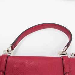 Prada Saffiano BN2789 Women's Saffiano Cuir Handbag,Shoulder Bag Fuoco