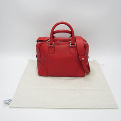 Loewe Amazona 75 Women's Leather Handbag,Shoulder Bag Red Color