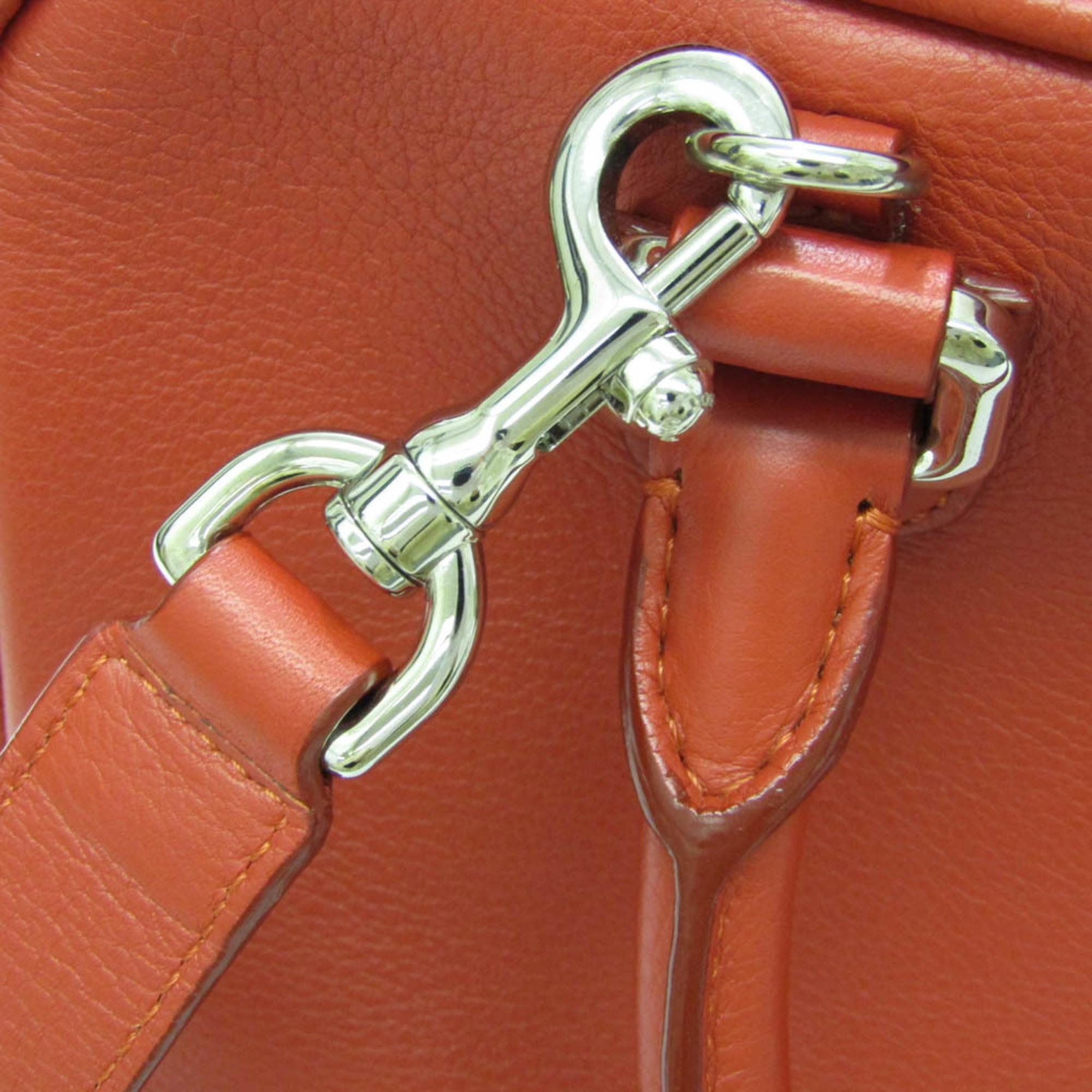 Loewe Amazona 75 Women's Leather Handbag,Shoulder Bag Red Color