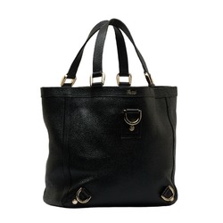 Gucci Abbey Handbag Tote Bag 130739 Black Leather Women's GUCCI