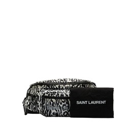 Saint Laurent Zebra Nux Body Bag Waist 581375 White Black Nylon Men's SAINT LAURENT