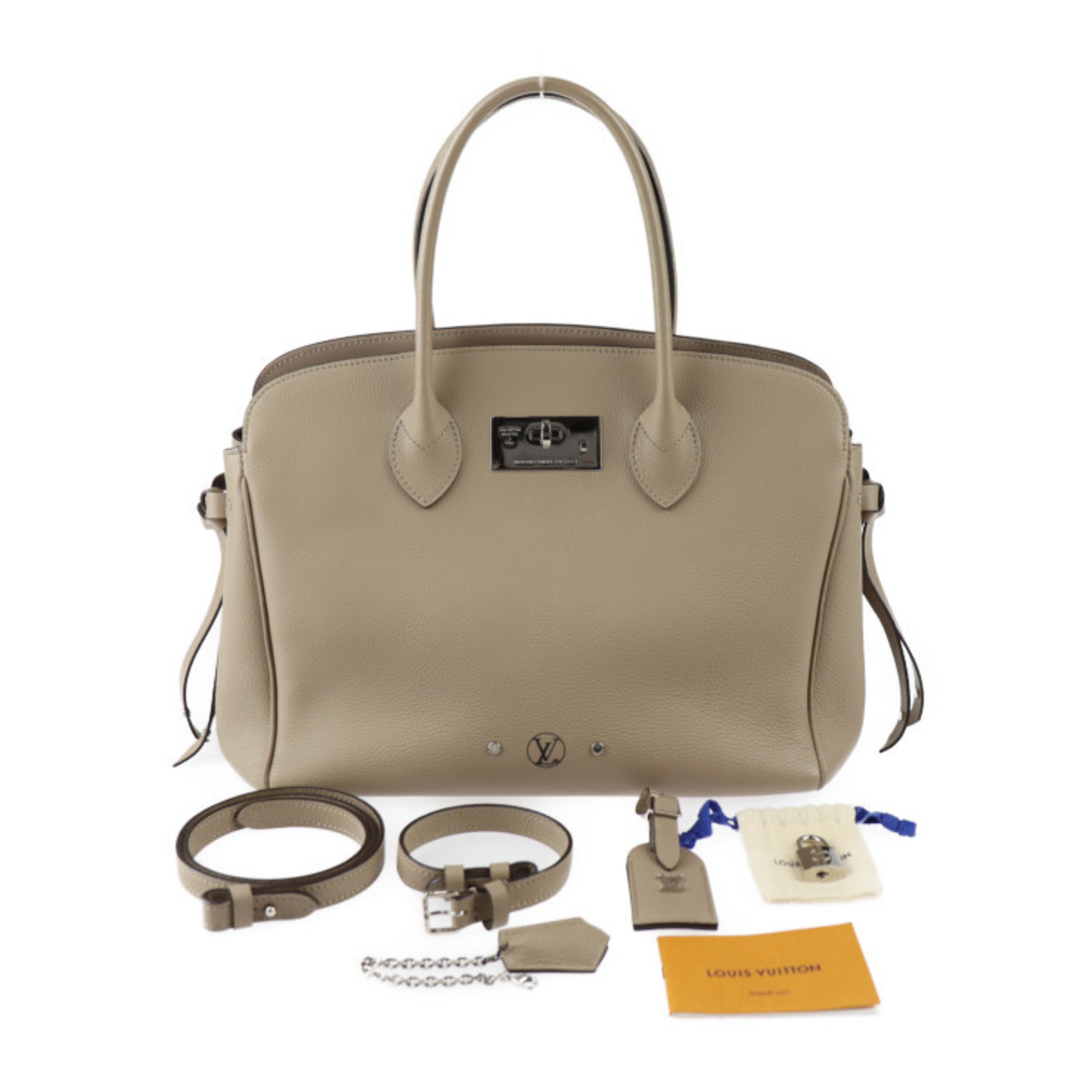 LOUIS VUITTON Mira MM Handbag M51685 Taurillon Leather Tourtrail Silver Hardware 2WAY Shoulder Bag Vuitton