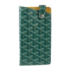 GOYARD Montmartre GM Other accessories MONTMAGMLTY09CL09P PVC leather Green Silver hardware Glasses case holder