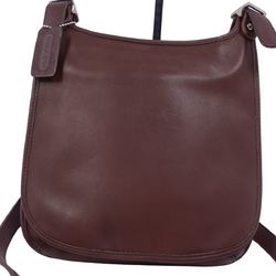 Coach COACH bag shoulder calf leather ladies brown made in USA