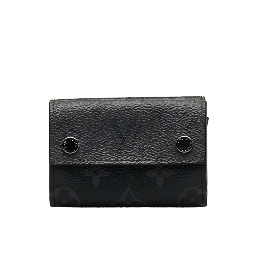 Louis Vuitton Monogram Eclipse Reverse Discovery Trifold Wallet