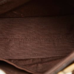 Burberry Nova Check Shadow Horse Handbag Beige Multicolor Canvas Leather Women's BURBERRY
