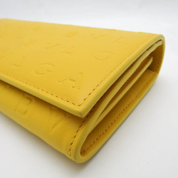 Bvlgari Bvlgari Bvlgari Infinitum Large Wallet 292254 Women's Leather Long Wallet (bi-fold) Yellow