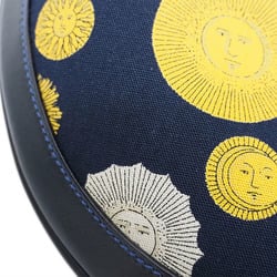 Gucci Sun God Shoulder Bag Navy Canvas x Leather Women's GUCCI