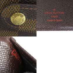 LOUIS VUITTON Notebook Cover Damier Agenda PM Canvas Brown Unisex