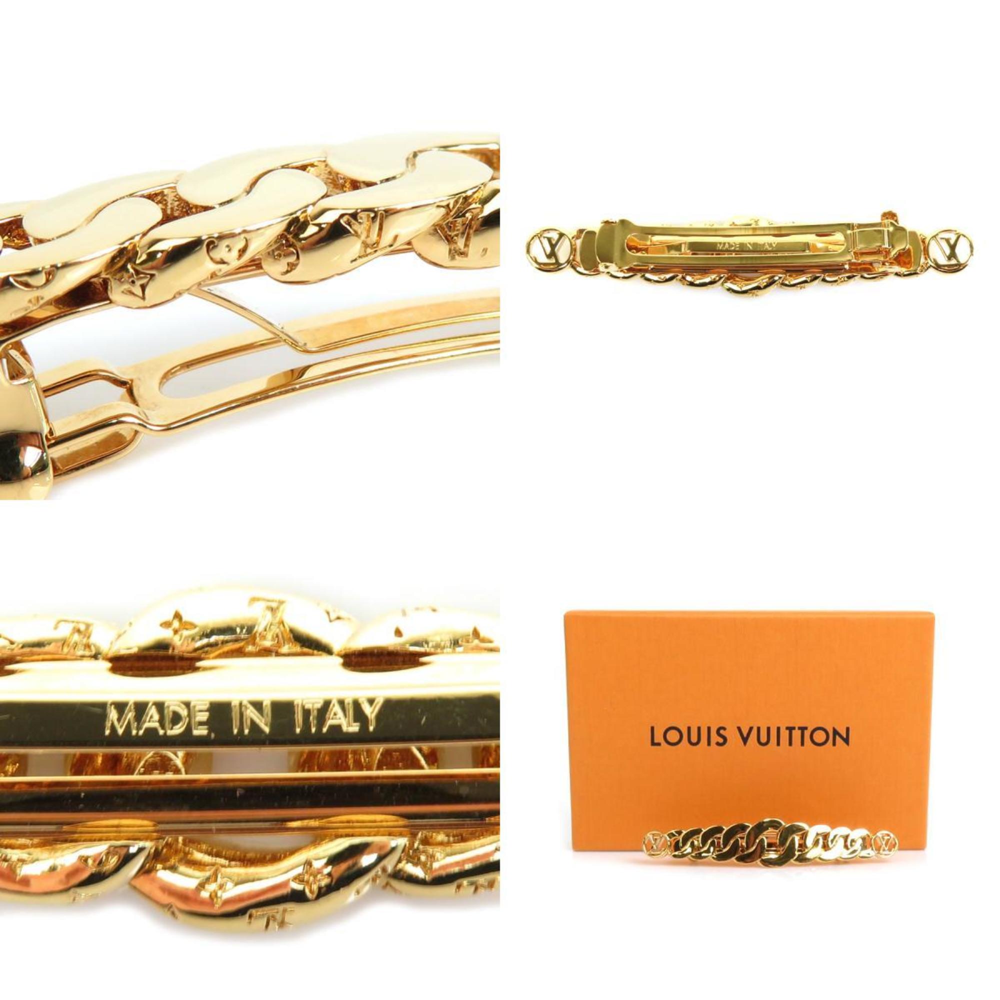 LOUIS VUITTON Valletta LV Accessoire 2D Metal Gold Women's M00403