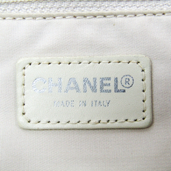 Chanel New Travel Line A15991 Women's Canvas,Leather Tote Bag Beige