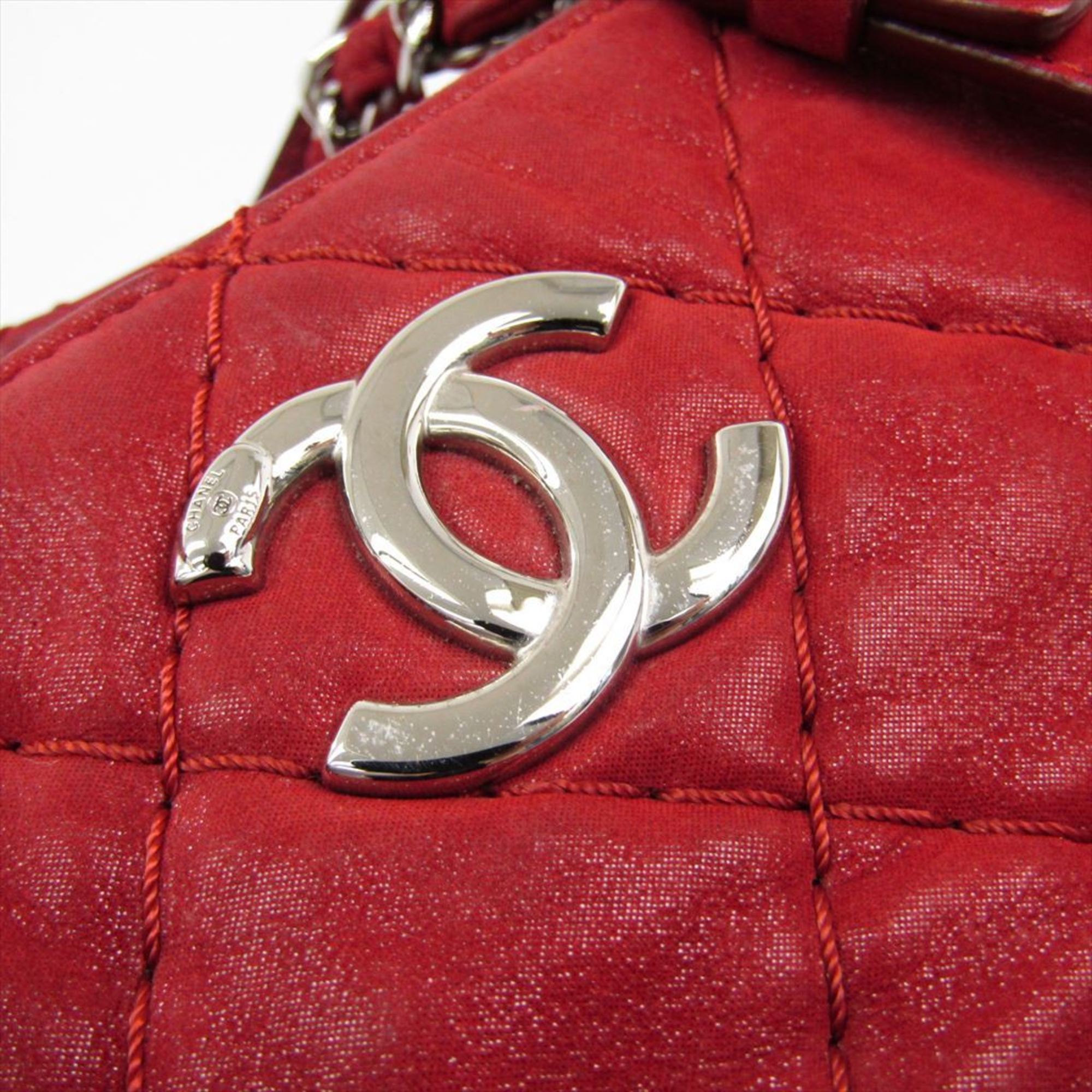 Chanel Wild Stitch Women's Leather Handbag,Shoulder Bag Red