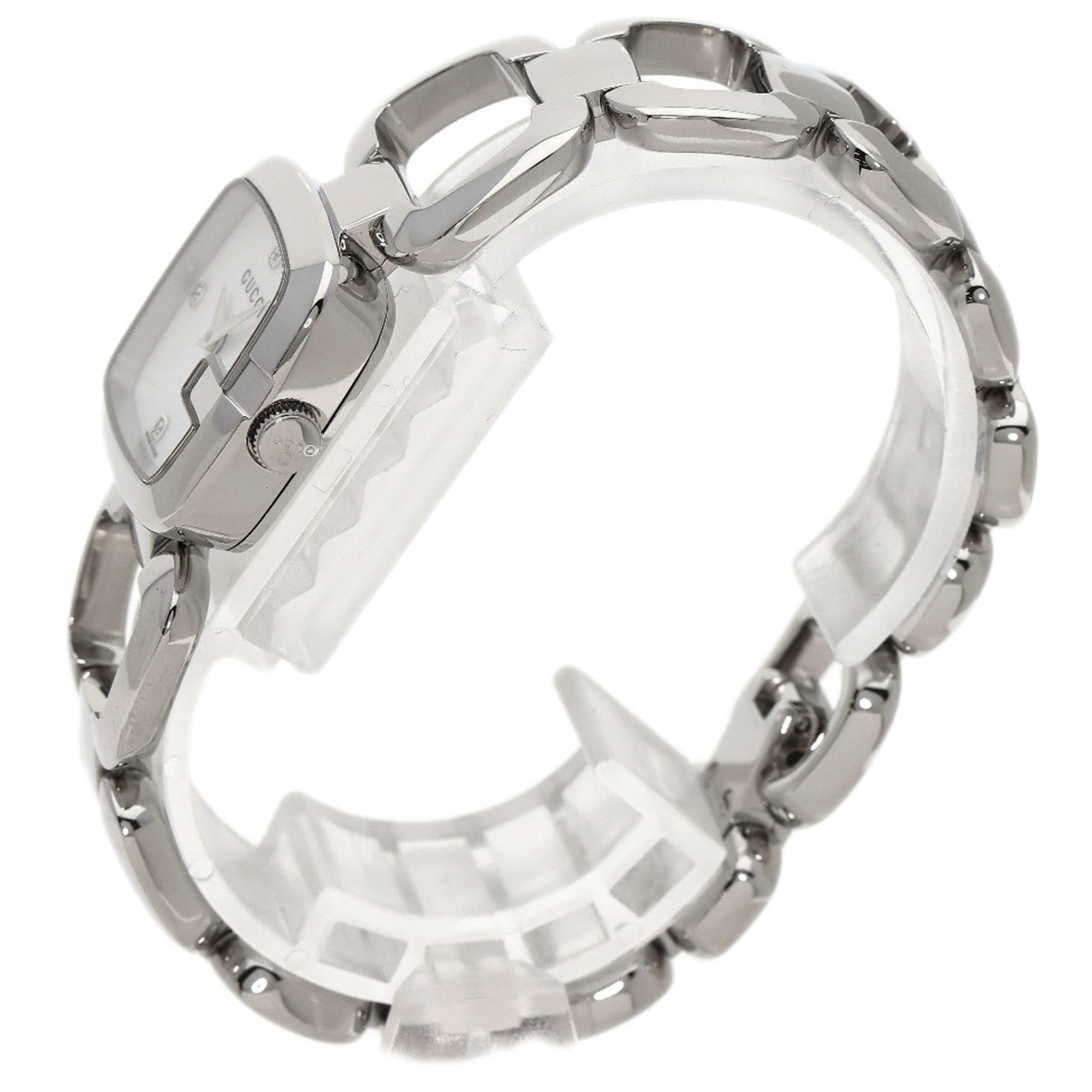 Gucci YA125502 G 3P Diamond Watch Stainless Steel/SS Ladies GUCCI