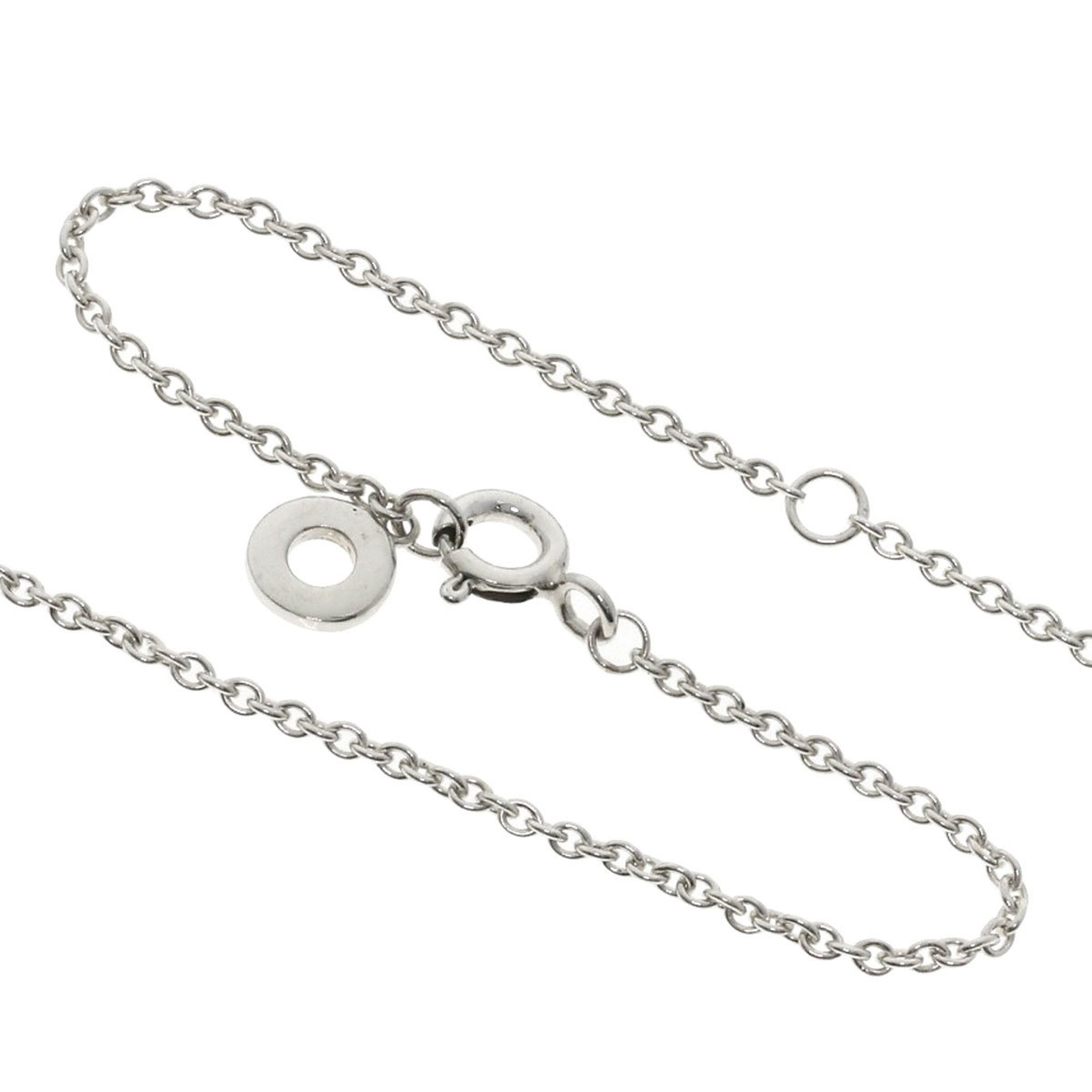 Tiffany Double Circle Large Necklace Silver Women's TIFFANY&Co.
