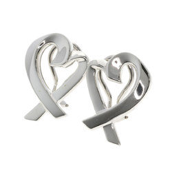 Tiffany Loving Heart Earrings Silver Women's TIFFANY&Co.