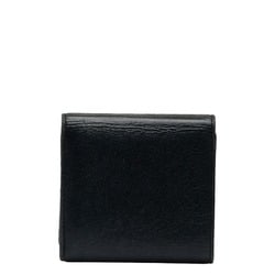 Balenciaga Paper Trifold Wallet 637450 Black Leather Women's BALENCIAGA