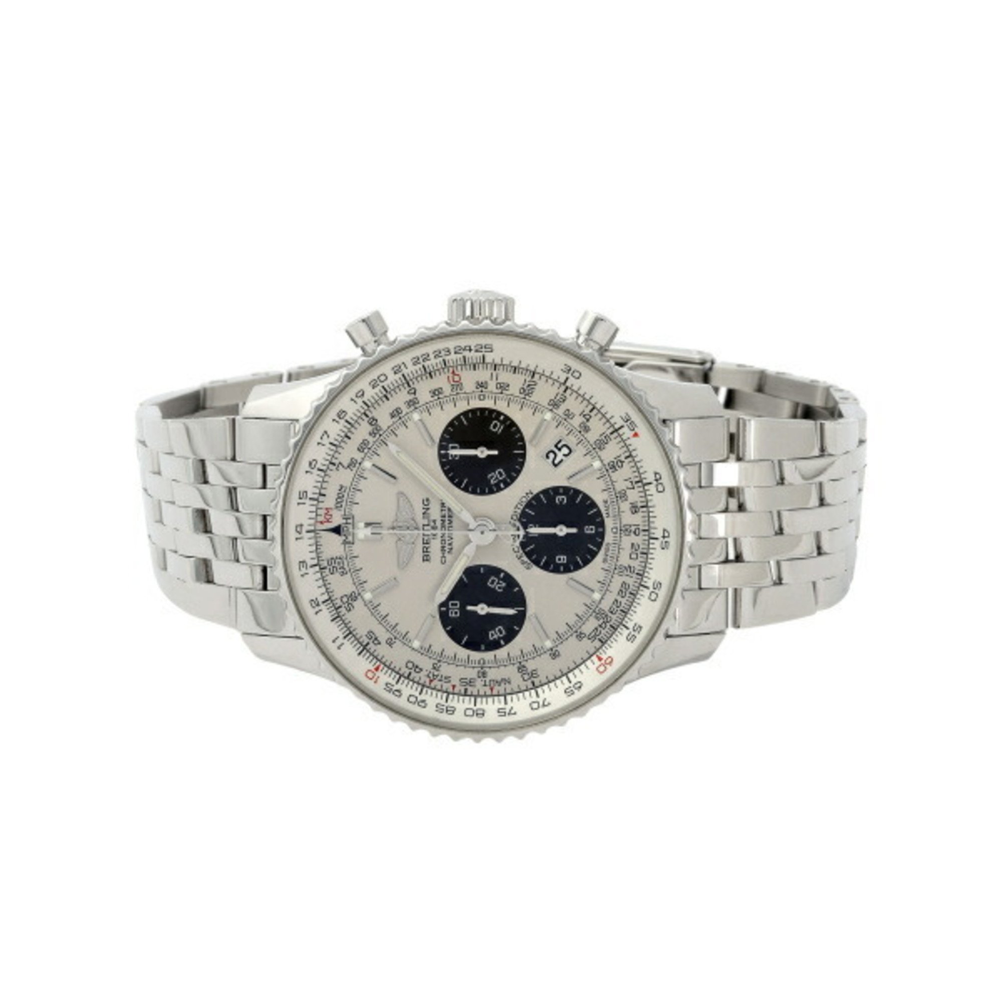 Breitling Navitimer A022G26NP Japan Limited AB012012/G826 Silver/Gray Dial Watch Men's