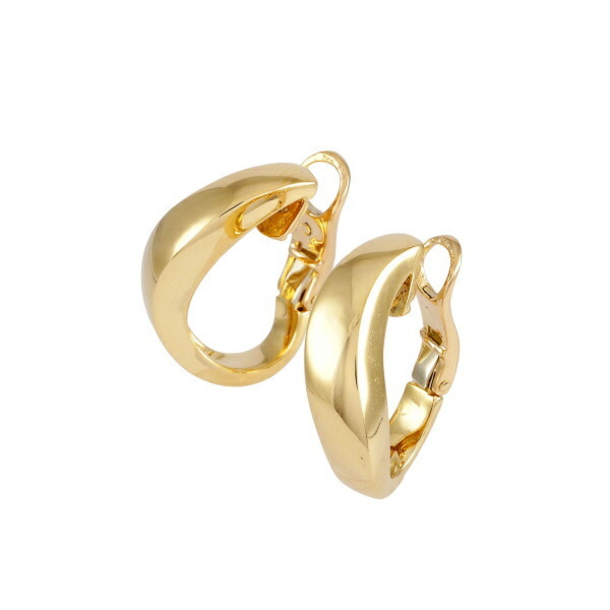 Chaumet K18YG yellow gold earrings