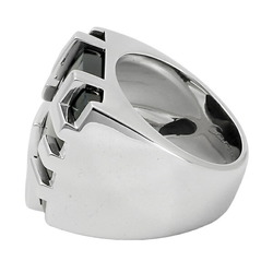 Cartier Kiss of the Dragon Tiger Eye K18WG White Gold Ring