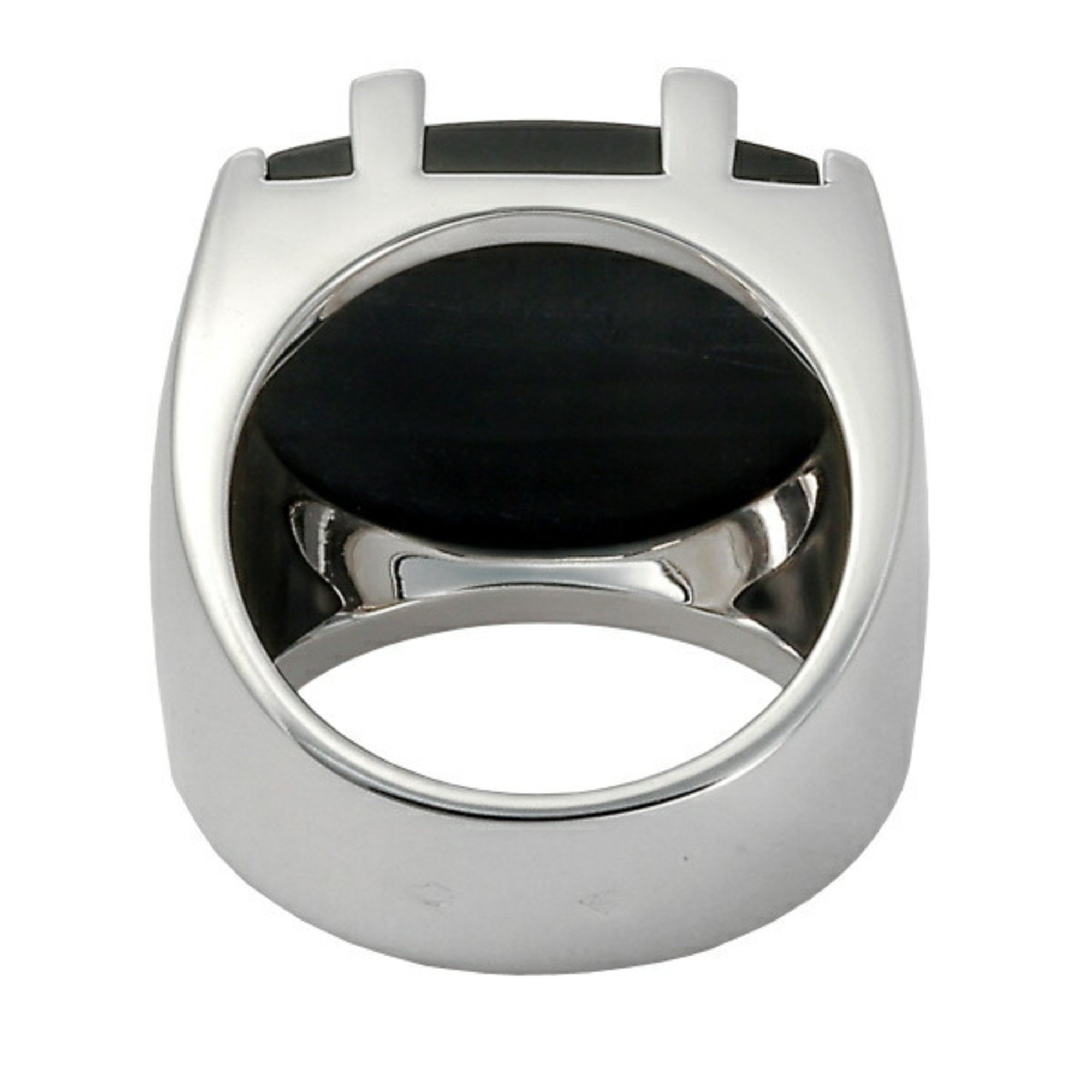 Cartier Kiss of the Dragon Tiger Eye K18WG White Gold Ring