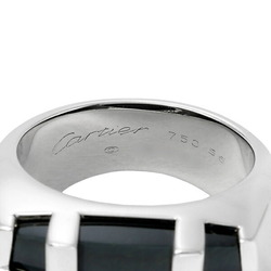 Cartier Kiss of the Dragon Tiger Eye K18WG White Gold Ring