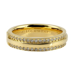 Tiffany Narrow T K18YG Yellow Gold Ring