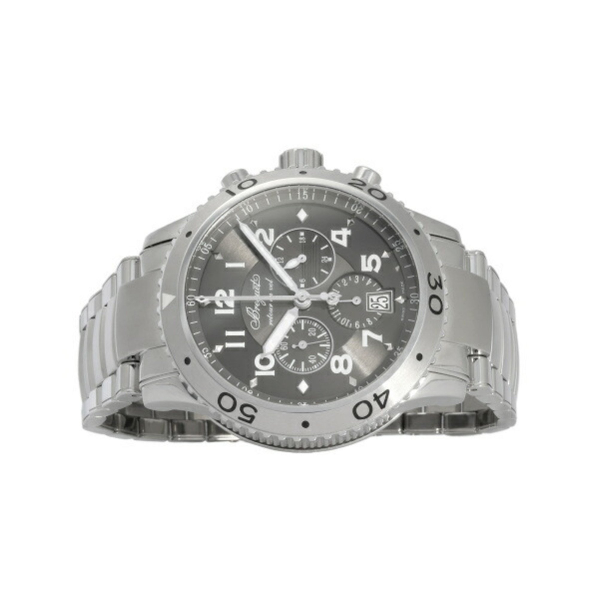 Breguet Type XXI 3810ST/92/SZ9 Gray Dial Watch Men's