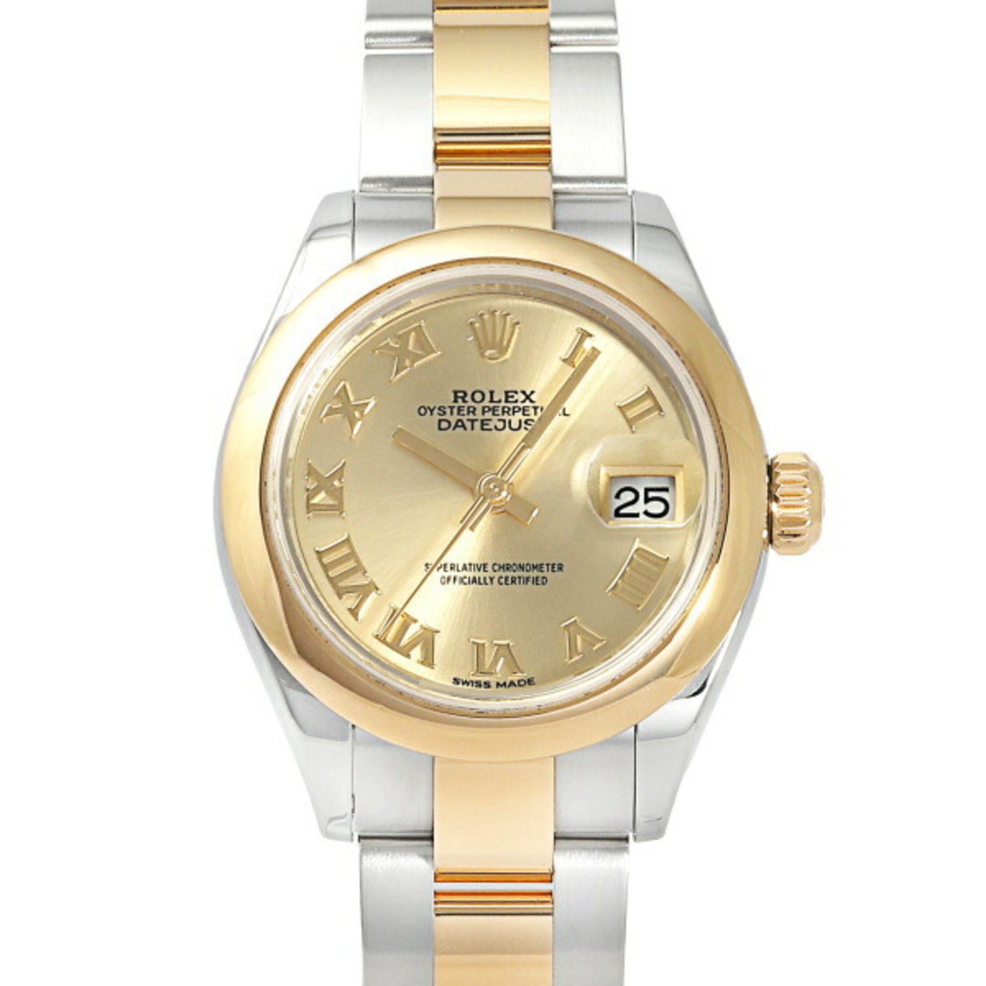 Rolex Datejust 28 279163 Champagne/Roman Dial Watch Ladies