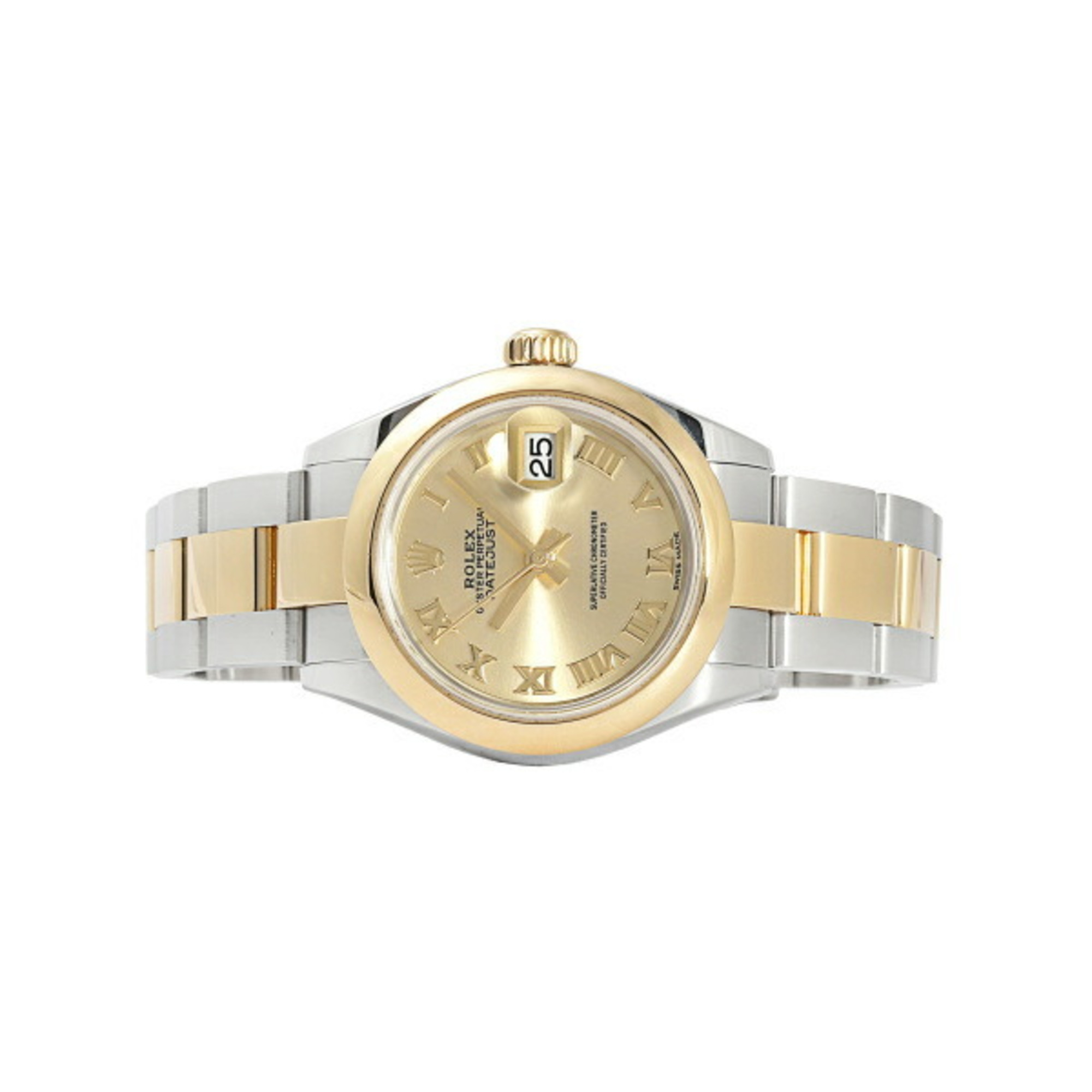 Rolex Datejust 28 279163 Champagne/Roman Dial Watch Ladies