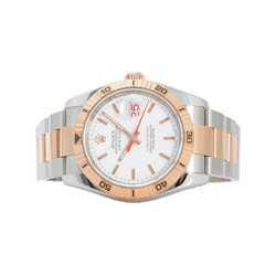 Rolex Datejust Turnograph 116261 White Dial Watch Men's