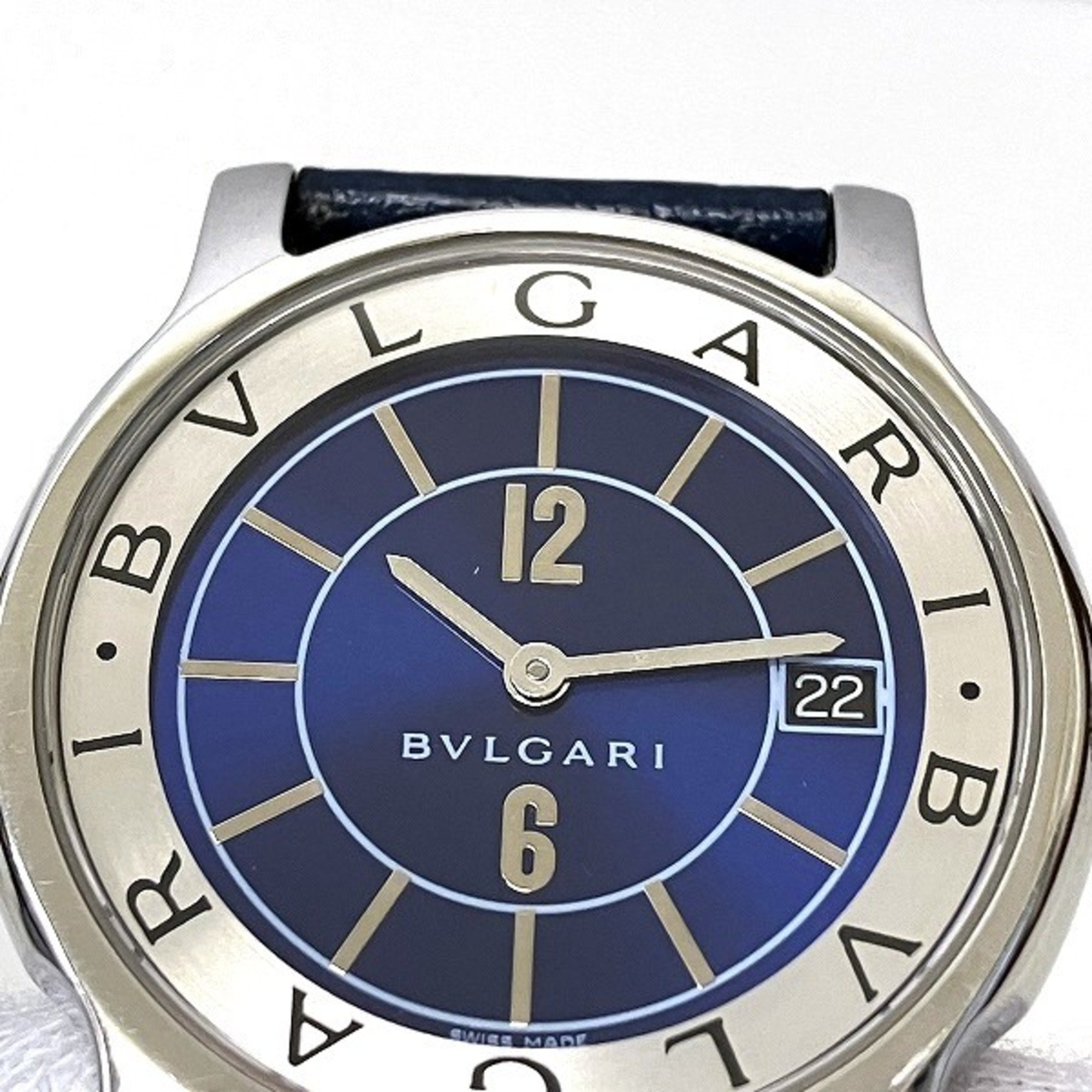 Bulgari BVLGARI Solo Tempo ST35S Quartz Watch Men's