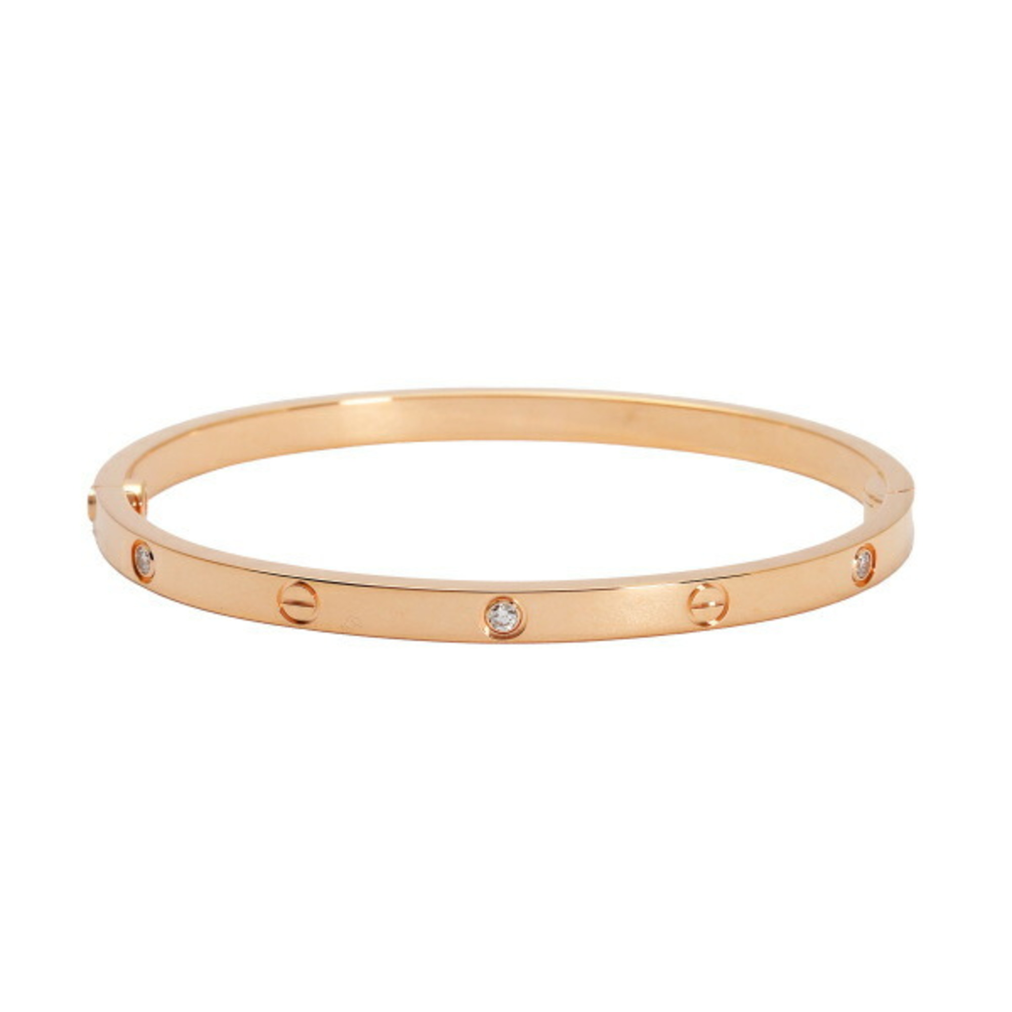 Cartier Love SM K18PG pink gold bracelet