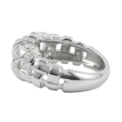 Tiffany Woven K18WG White Gold Ring